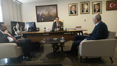 Bursa Osmangazi Belediye Başkanımız Mustafa DÜNDAR ve Belediye Başkan Yardımcımız Yunus ŞAHİN’i Ziyaret Ettik