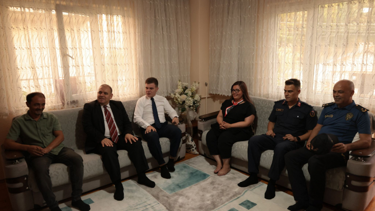 Şehitliğimize ziyaret gerçekleştirdik