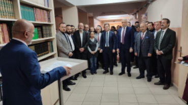 Anadolu İmam Hatip Lisesi'nin Kütüphane Açılışı