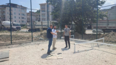 Halı Saha ve Çocuk Oyun Parkı İnşaatımız Devam Ediyor