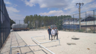 Halı Saha ve Çocuk Oyun Parkı İnşaatımız Devam Ediyor