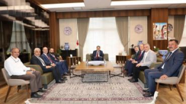 Sayın Valimiz Musa IŞIN’a Hayırlı Olsun Ziyaretinde Bulunduk