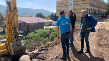 Mezbahane, Yarı Olimpik Yüzme Havuzu ve Eynal Büyük Hamam İnşaatlarımızda İncelemelerde Bulunduk