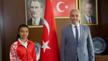 Ülkemizi Temsil Edecek Milli Atletimiz Sıla ATA'yı Uğurladık