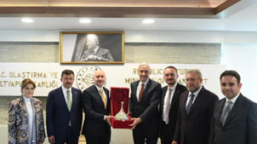 Ulaştırma ve Altyapı Bakanımız Sayın Adil KARAİSMAİLOĞLU’nu Ziyaret Ettik