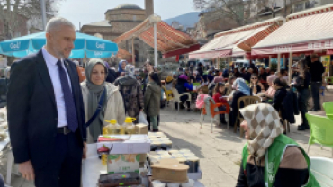 Depremzede Vatandaşlarımız İçin Düzenlenen Hayır Çarşısı Kermesine Katıldık