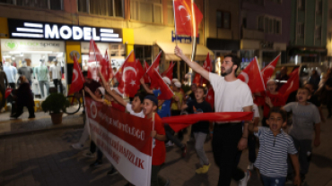 15 Temmuz Demokrasi ve Millî Birlik Günü Anma Etkinliğini büyük bir coşkuyla gerçekleştirdik