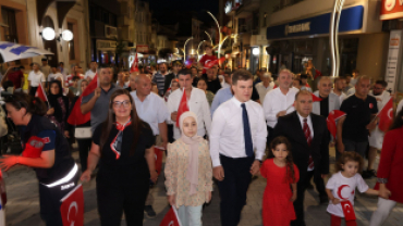 15 Temmuz Demokrasi ve Millî Birlik Günü Anma Etkinliğini büyük bir coşkuyla gerçekleştirdik