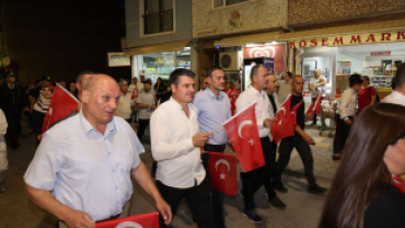 15 Temmuz Demokrasi ve Millî Birlik Günü Anma Etkinliğini büyük bir coşkuyla gerçekleştirdik