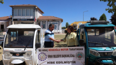 Belediyemize E-Kargo hibesi