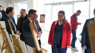 Kültür Merkezinde düzenlenen programa katılım sağladık