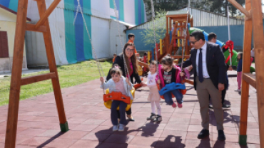 TÜBİTAK programı ile yeni çocuk parkımızın açılışı gerçekleştirildi