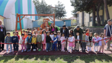TÜBİTAK programı ile yeni çocuk parkımızın açılışı gerçekleştirildi