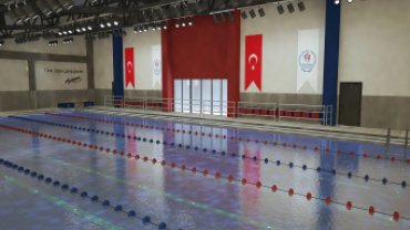 Eynal Kaplıcaları Yarı Olimpik Yüzme Havuzu